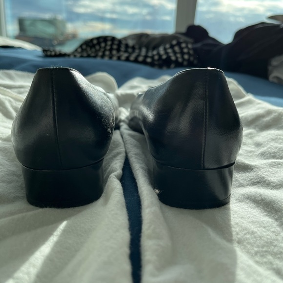 Vintage Salvatore Ferragamo Block Heel Ballet Pumps - Picture 9 of 9